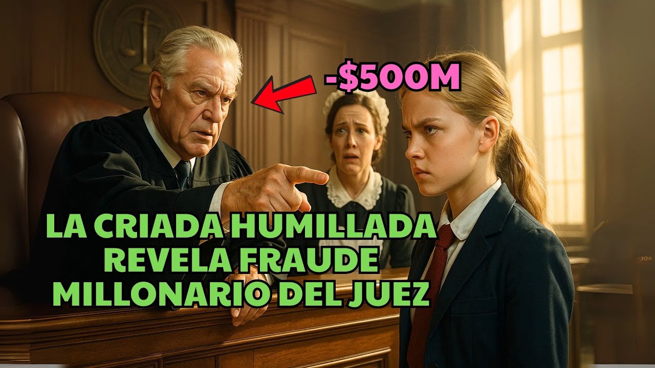 El juez se burló de la hija de la criada, pero ella reveló su fraude de 500 millones.