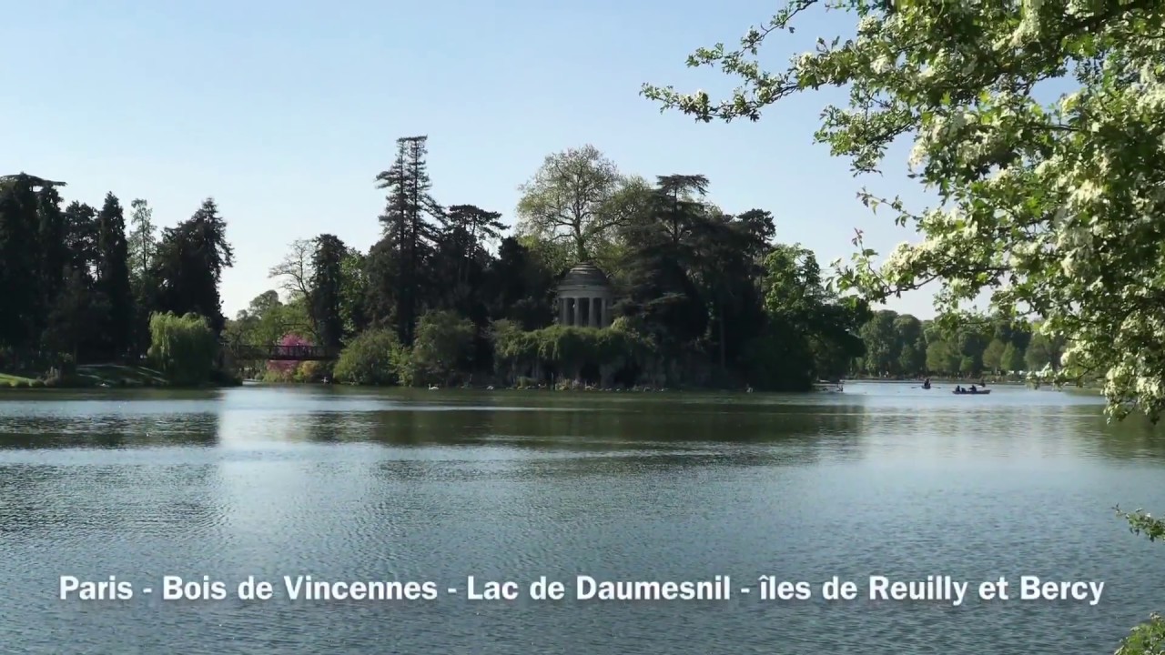 Paris - Lac de Daumesnil - îles de Bercy et Reuilly - île aux oiseaux - Bois de Vincennes