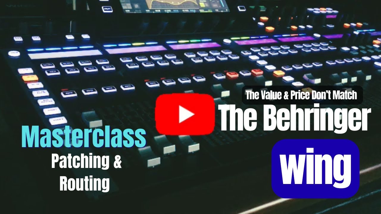 How To Patch And Route On The Behringer Wing - Very Easy!