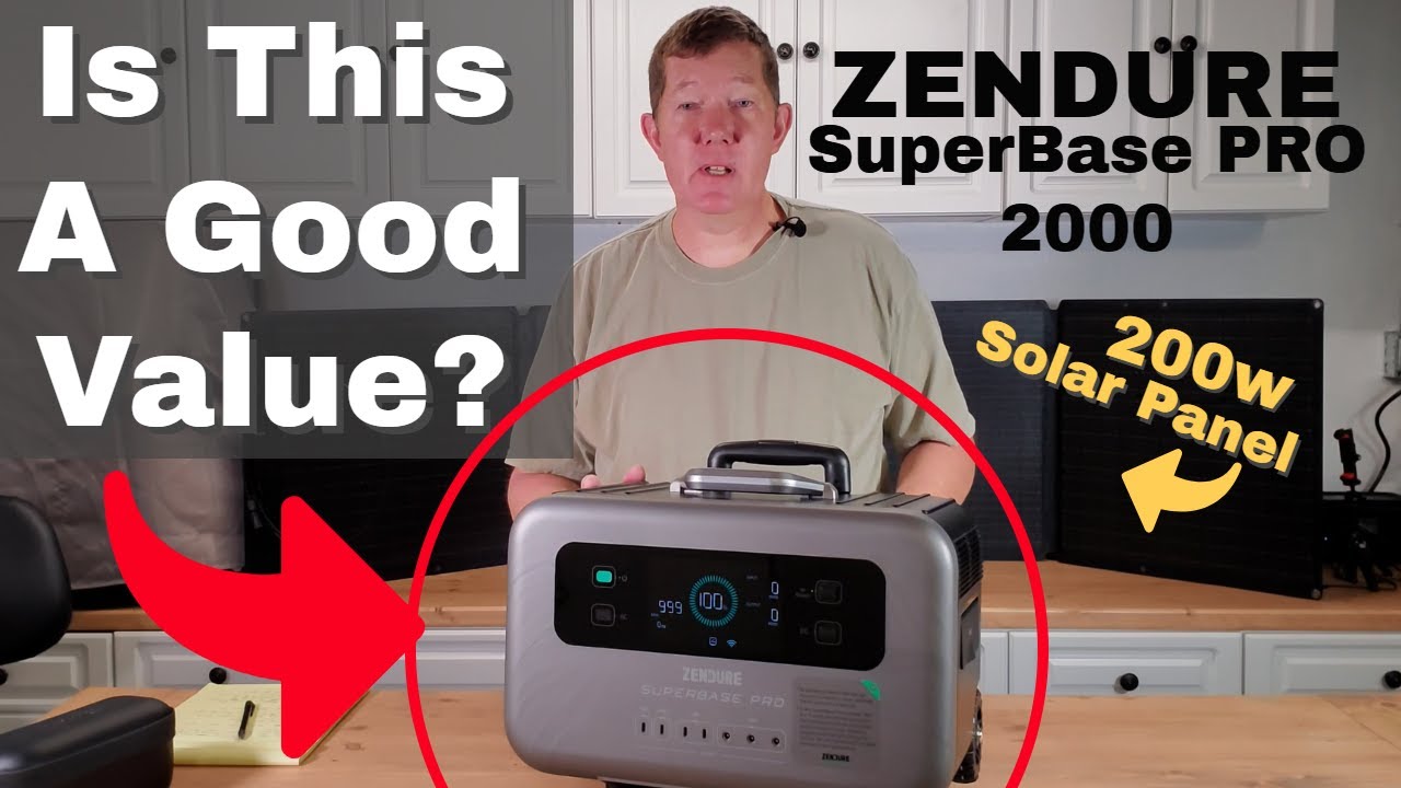 Zendure SuperBase Pro 2000 Solar Power Station for SHTF