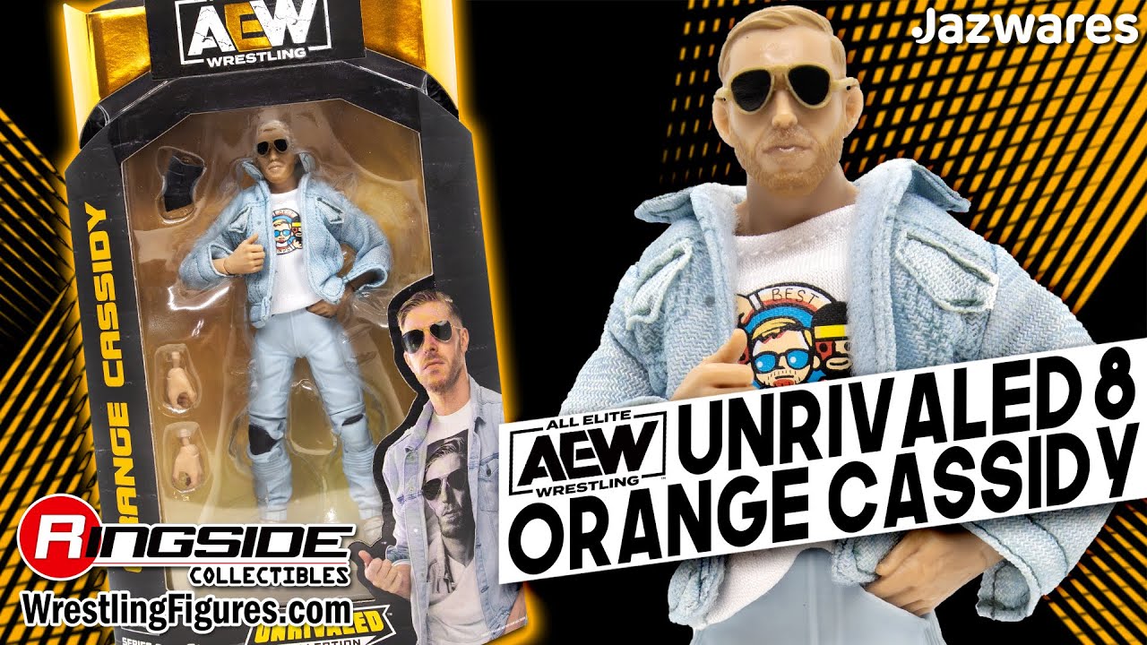 AEW Figure Insider: Orange Cassidy - Jazwares AEW Unrivaled 8 Wrestling Action Figure!