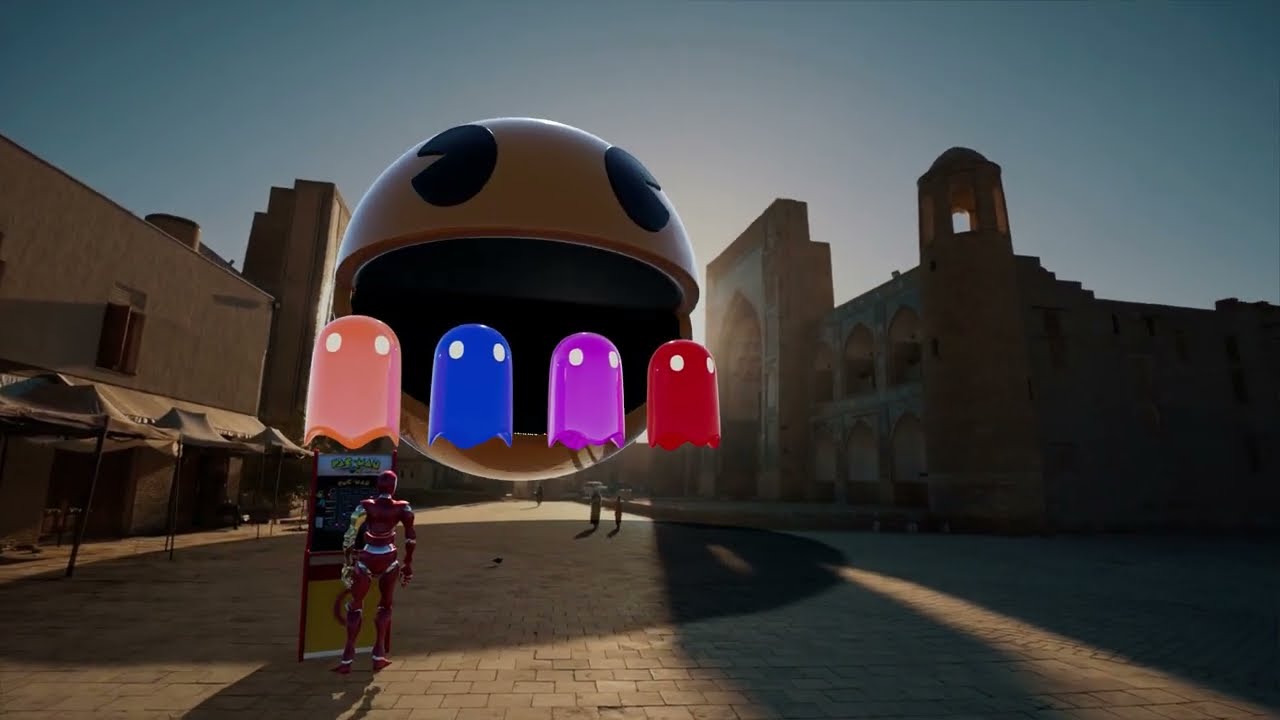 🎮👾 Pac Man👾🎮#shorts #cinema4drender #animation3d  #maxonc4d  #arnoldrenderer  #c4d  #cinema4drender