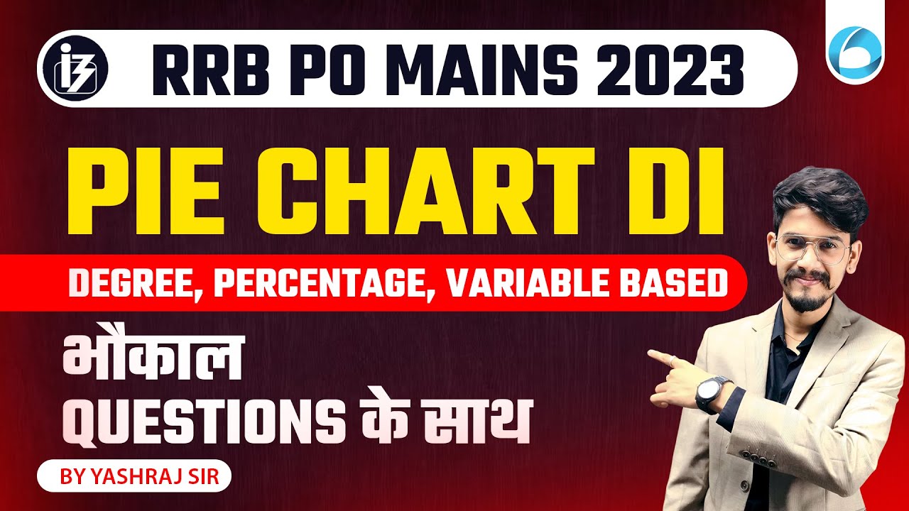 IBPS RRB PO Mains 2023 | PIE Chart DI | Degree, Percentage, Variable Based भौकाल Questions के साथ