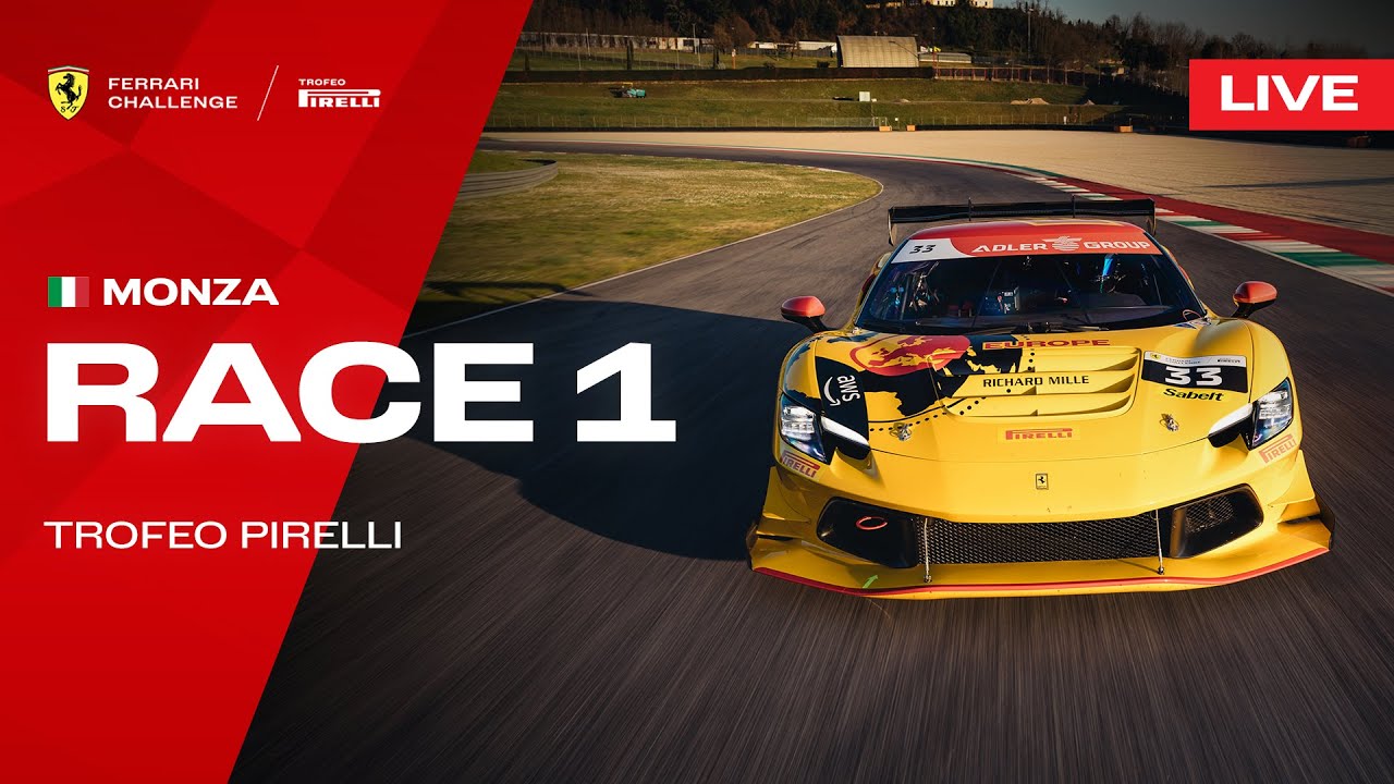 LIVE Ferrari Challenge Europe - Monza, Race 1