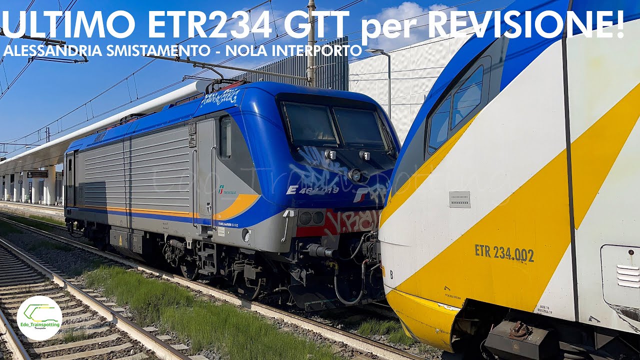 [4K60FPS] L' ETR234.002 GTT IN TRASFERIMENTO A NOLA PER REIMMISSIONE IN SERVIZIO!