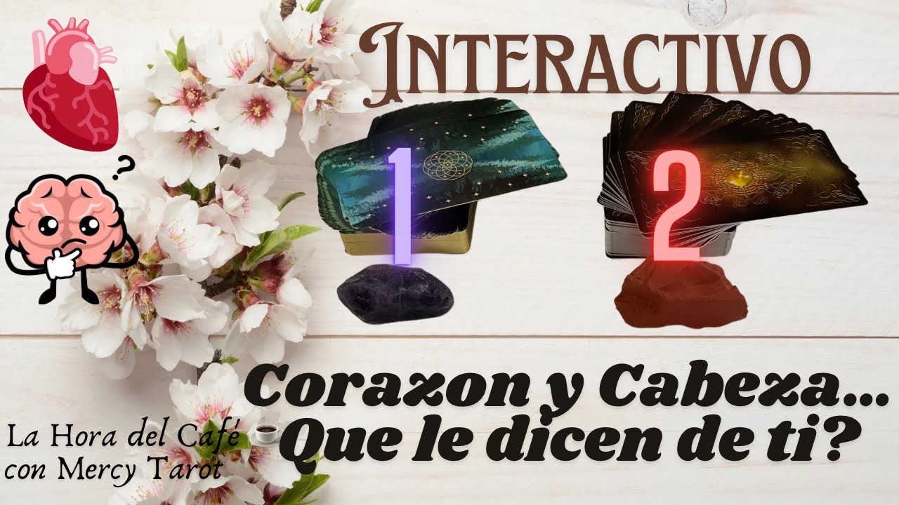 ✨ CABEZA🧠Y CORAZÓN🫀QUE LE DICEN DE TI? 🤔 Sus Deseos, Intenciones y Pensamientos 💭 #tarot #hoy