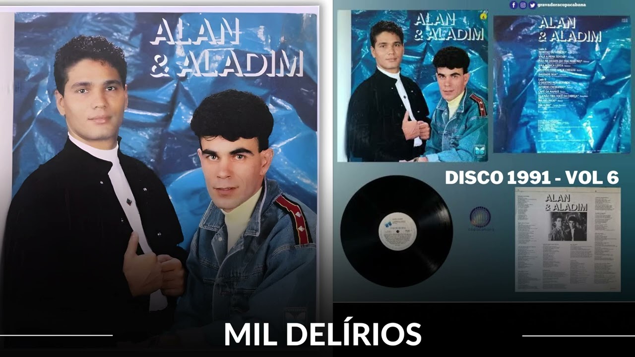 Alan & Aladim - Mil Delírios (Primeira Formação) Lp 6