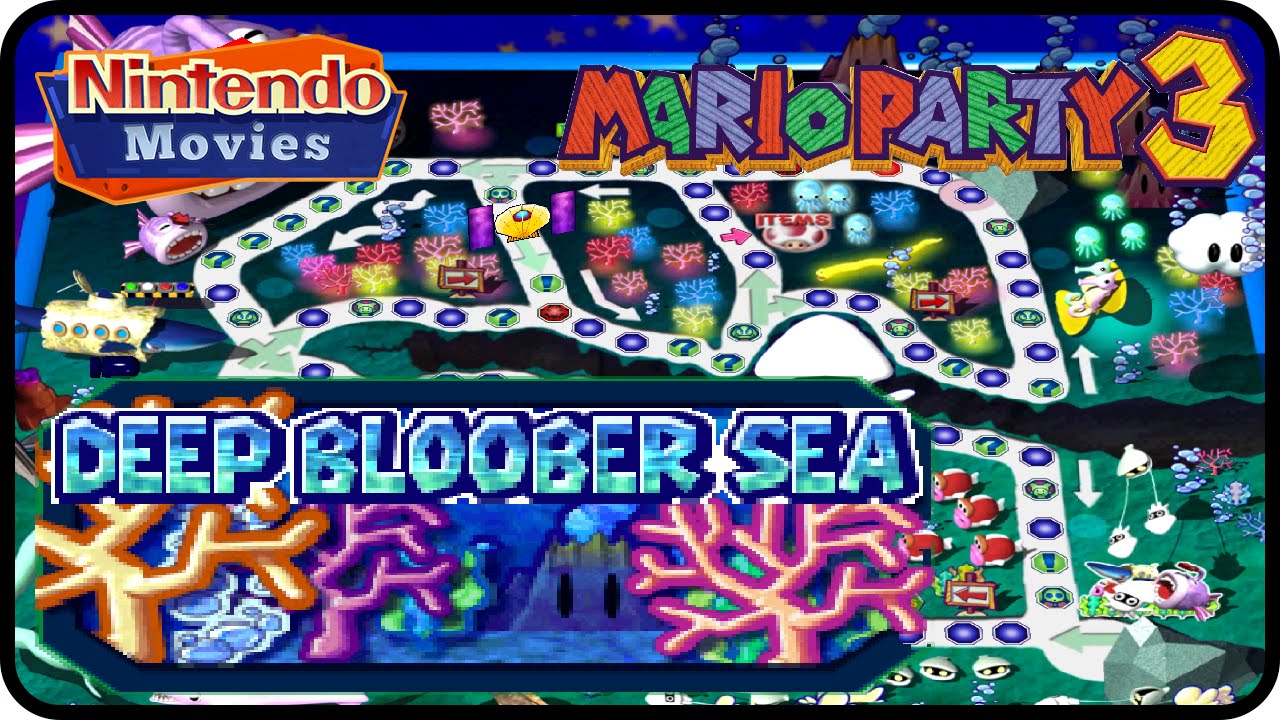 Mario Party 3 - Deep Blooper Sea