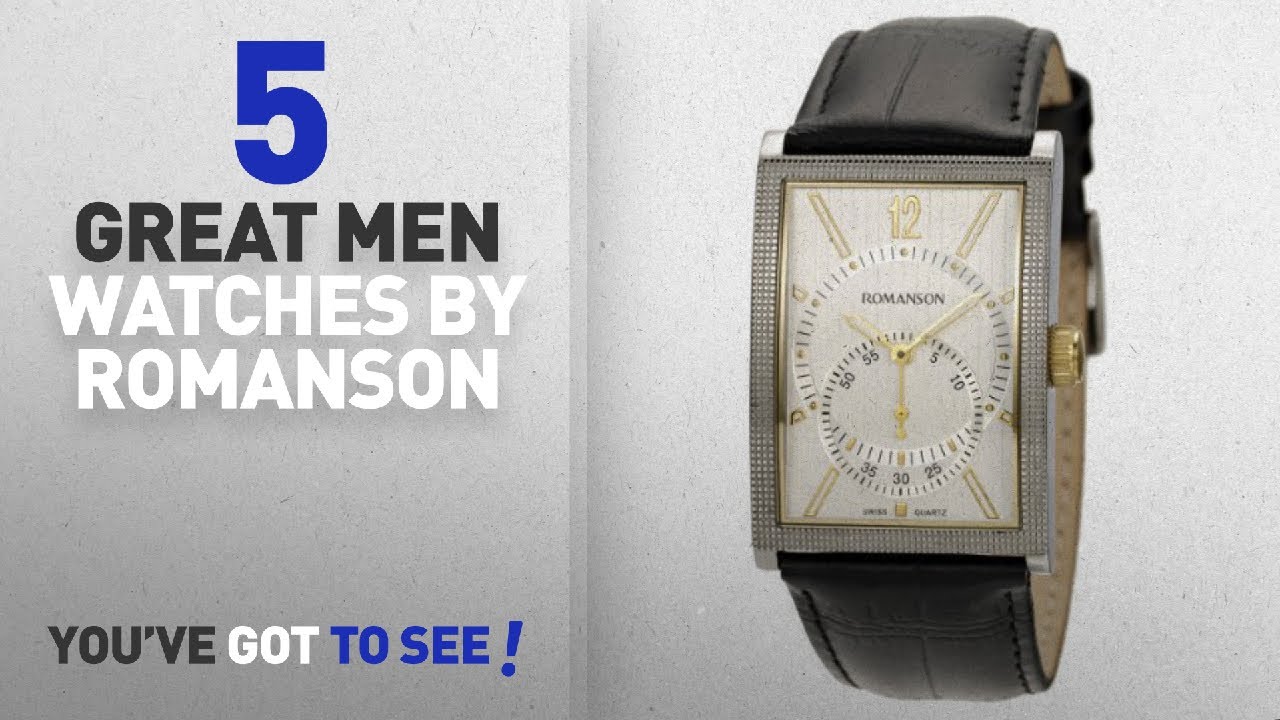 Top 10 Romanson Men Watches [ Winter 2018 ]: Romanson Men's DL5146NM1CAS1G Classic Watch