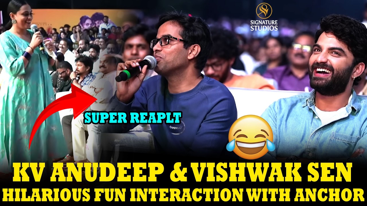 Anchor Fun Interaction With Funky Team at Funky Pre-Release Event |  @signaturestudiostv