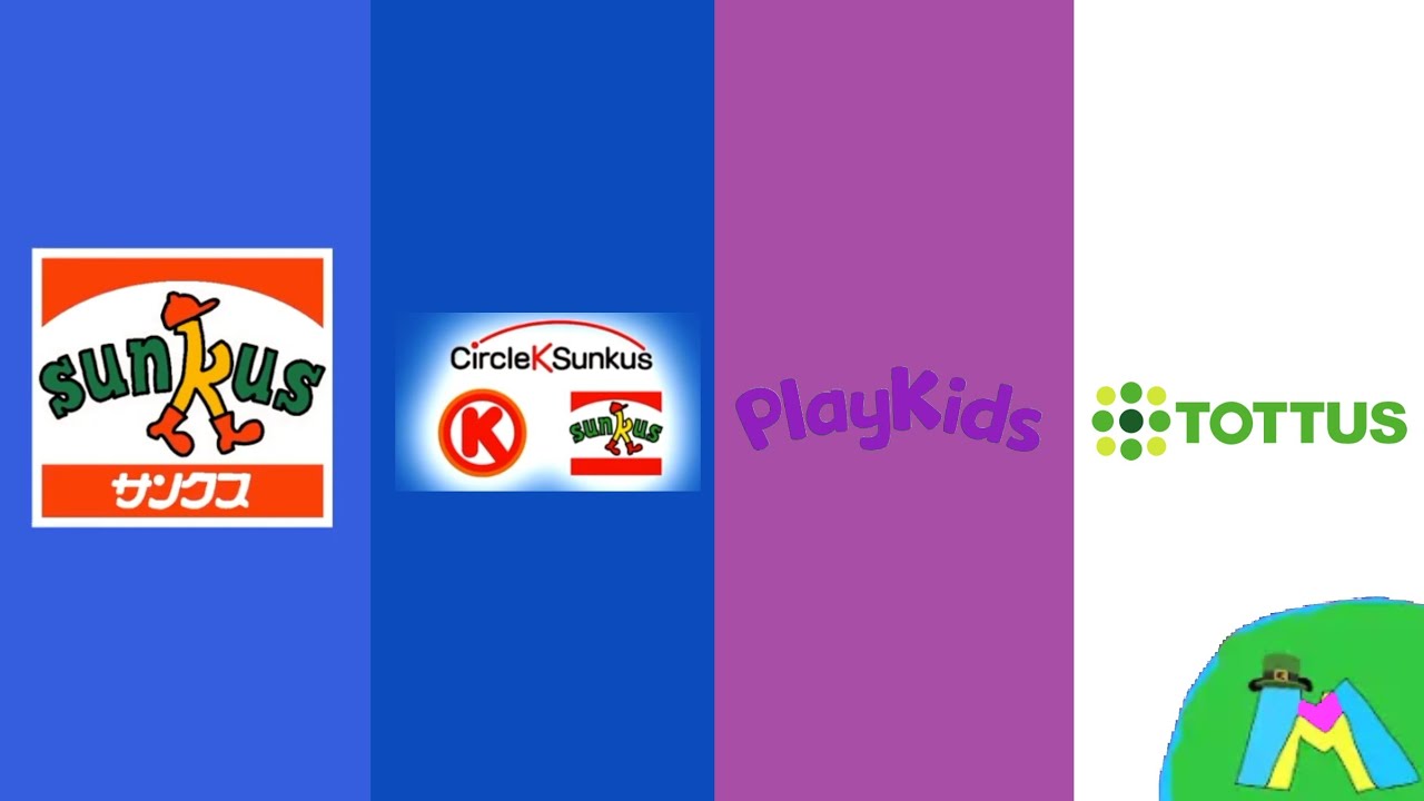 Sunkus films/Circle K Sunkus films/Playkids/Tottus films Logo history (1987-2026) (Updated)
