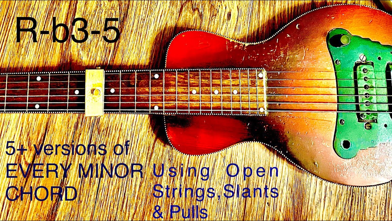 Play Full Minor Chords in Every Key on Lap Steel Guitar/Open E & D tuning