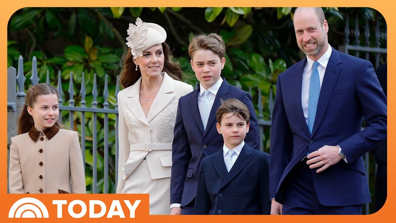 Royal Family Attends Windsor Easter Service After 2-Year Absence