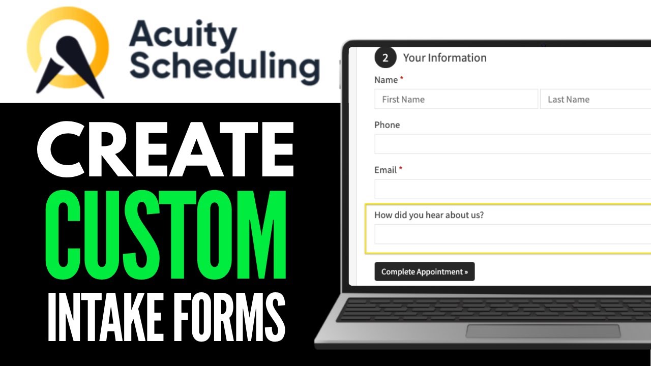 How to Create Custom Intake Forms in Acuity Scheduling 2025 (FULL GUIDE)