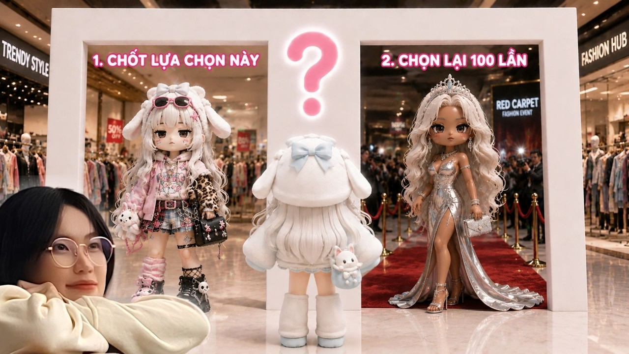 TH&Aacute;P LỰA CHỌN TRANG PHỤC NHƯNG ĐƯỢC CHỌN LẠI CHO ĐẾN KHI ĐẸP NHẤT