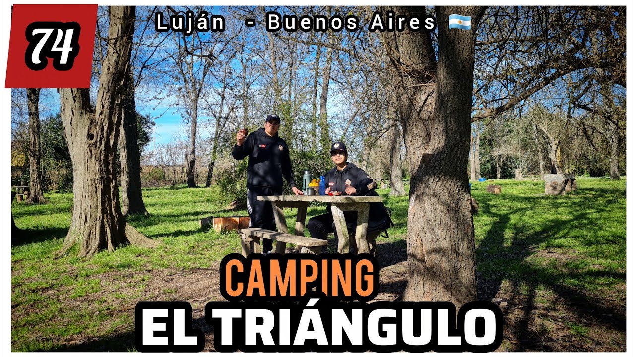 #Camping EL TRIÁNGULO - Luján, Buenos Aires 🇦🇷 a 74km de CABA. Lugar de acampe y dormis para 2 y 4