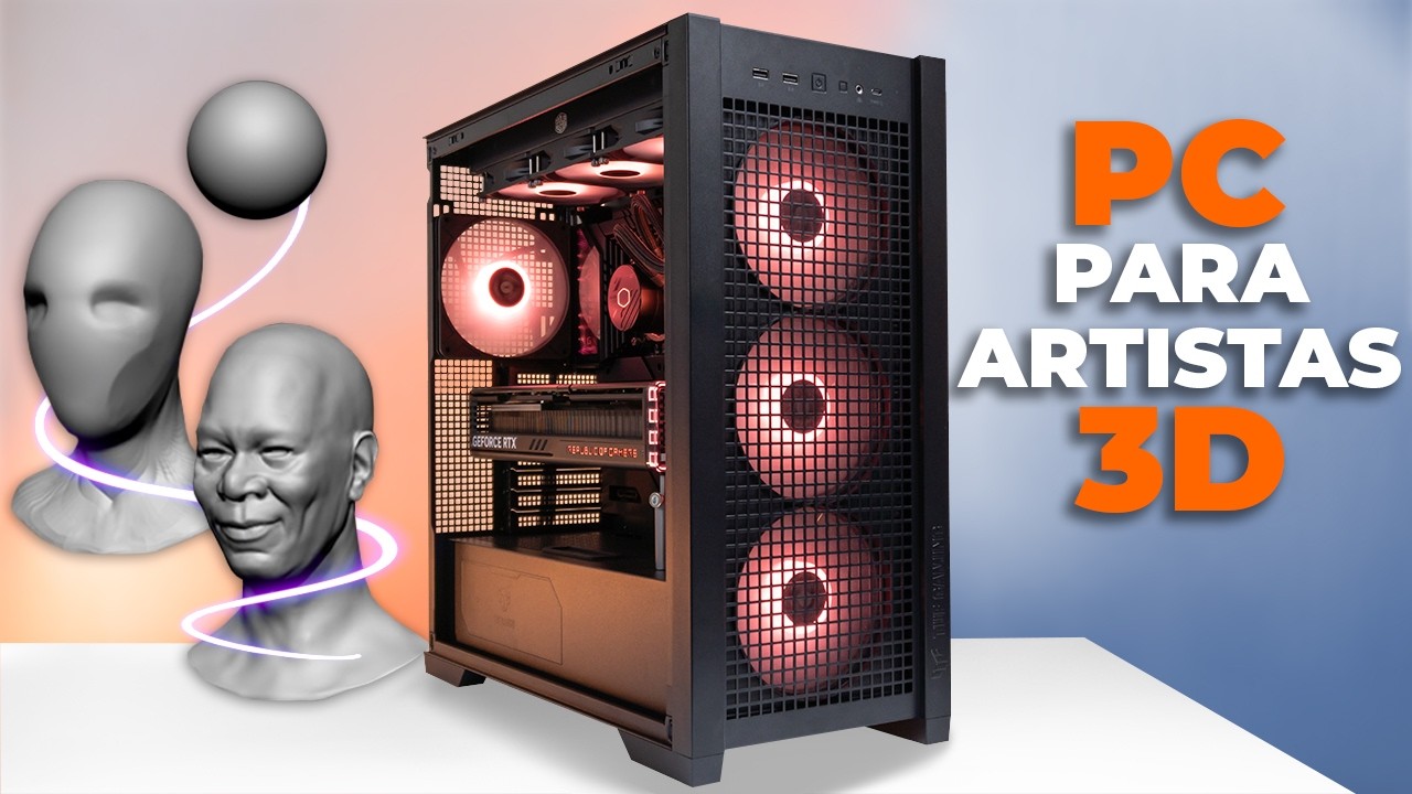 La PC m&aacute;s POTENTE para Artistas 3D! Pruebas en Render y Modelado 3D