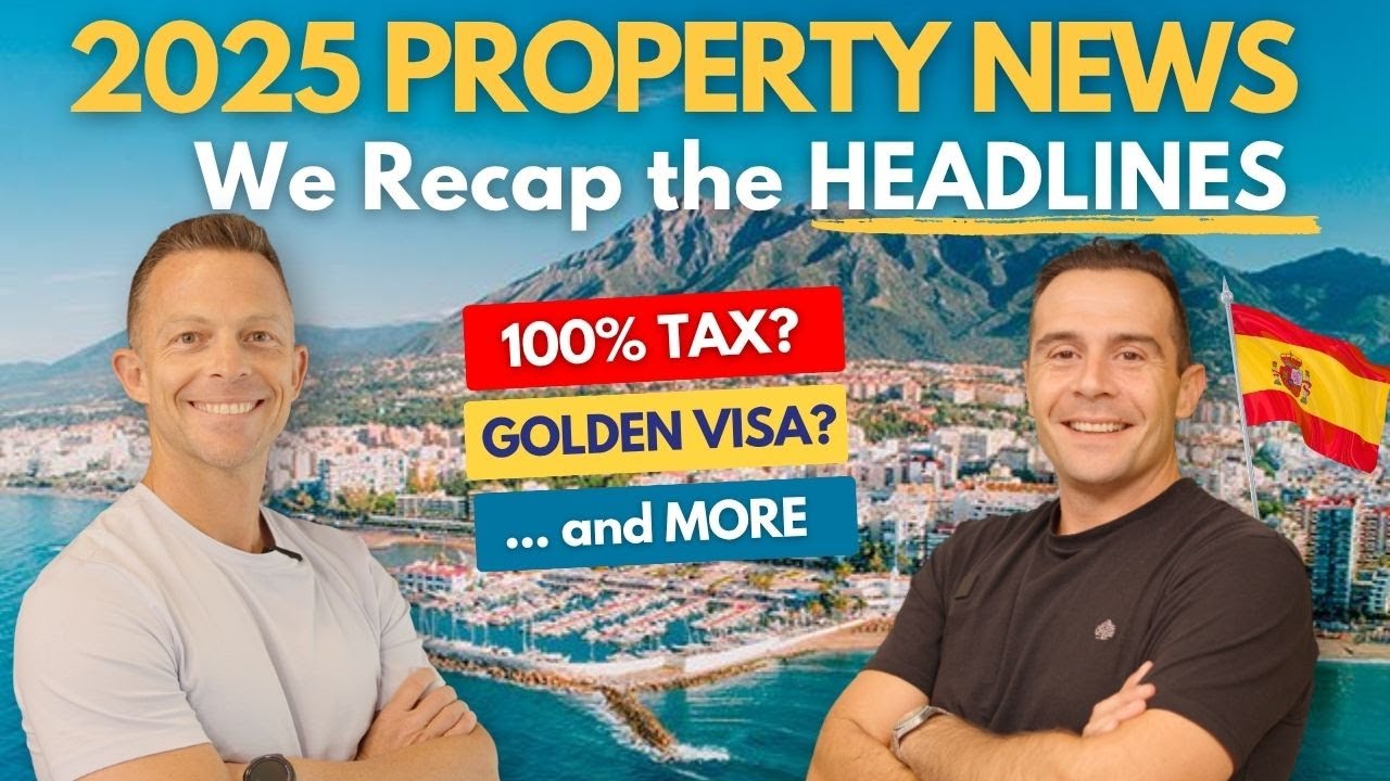 Breaking Property News in Spain 🇪🇸 | 100% Tax Non-EU Buyers, Golden Visa Abolished & Airbnb Ban 2025