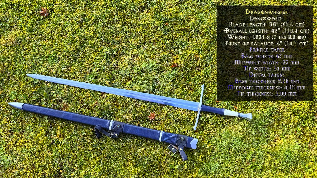 Romance of Men Medieval Swords Cutting & Review Part 2 - Dragonwhisper, Windlash, Vanguard, Aquila