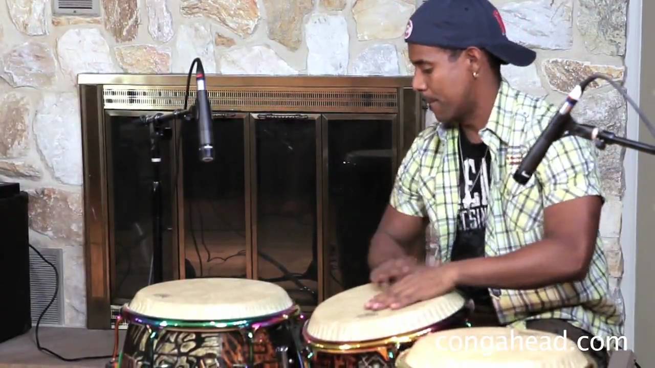 Duni and Miguel percussion jam