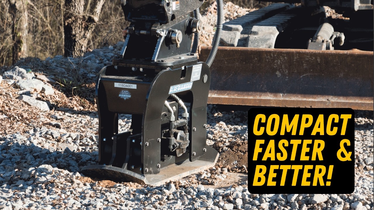 Blue Diamond Excavator Plate Compactor