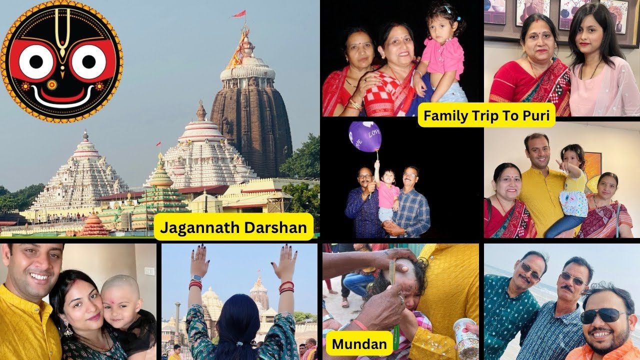 Family Trip To Puri Jagannath Temple - Krishvi’s Mundan (1st Haircut) - India Trip Ep 5 - Travel