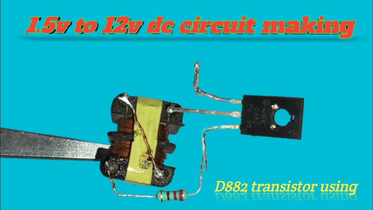 3.7v to 12v dc to dc stape up circuit making video#video#experiment #viral video