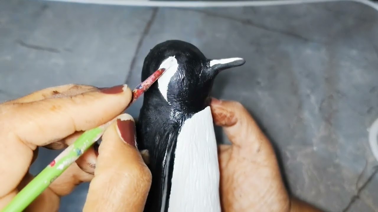 Penguin 🐧 craft ideas from waste fevicol bottle 