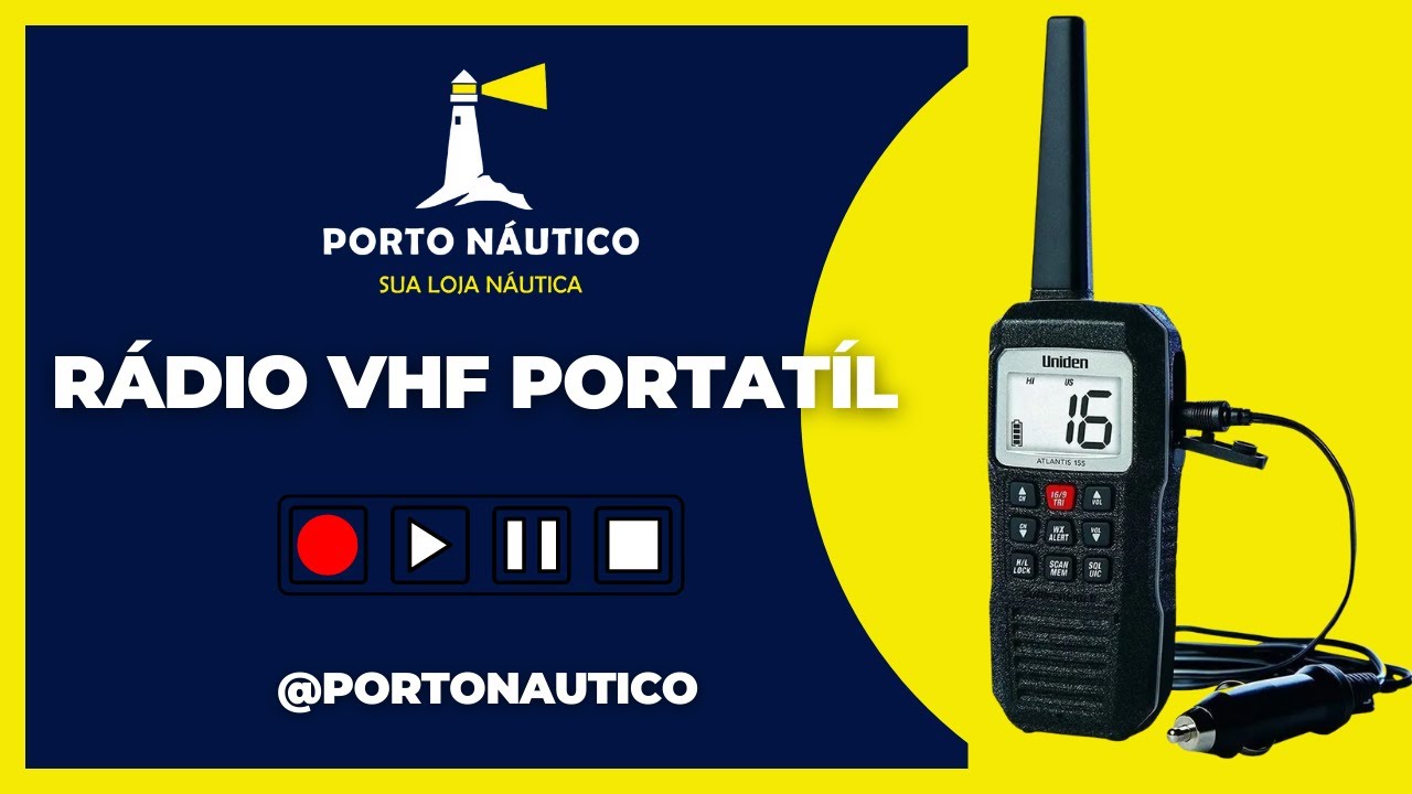 Confira os melhores r&aacute;dios VHF na Porto N&aacute;utico.