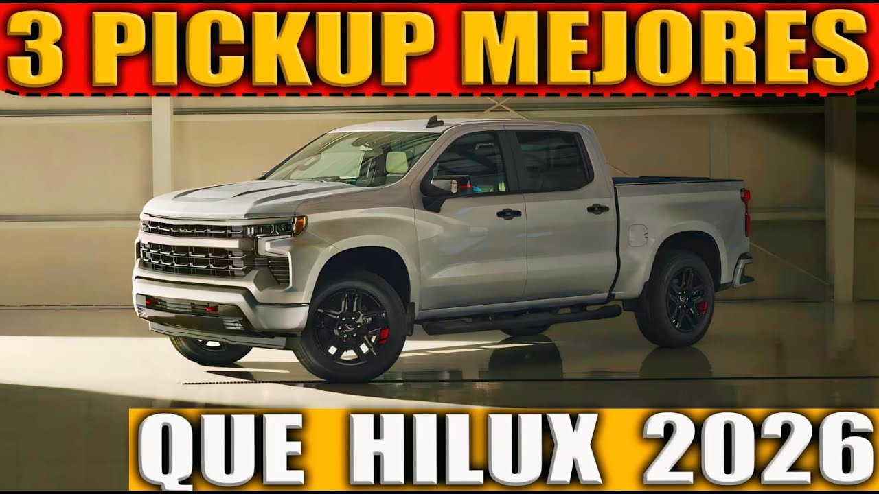 😳 3 Pickups MÁS DURAS que la Hilux GR Sport | Trabajo real, no marketing