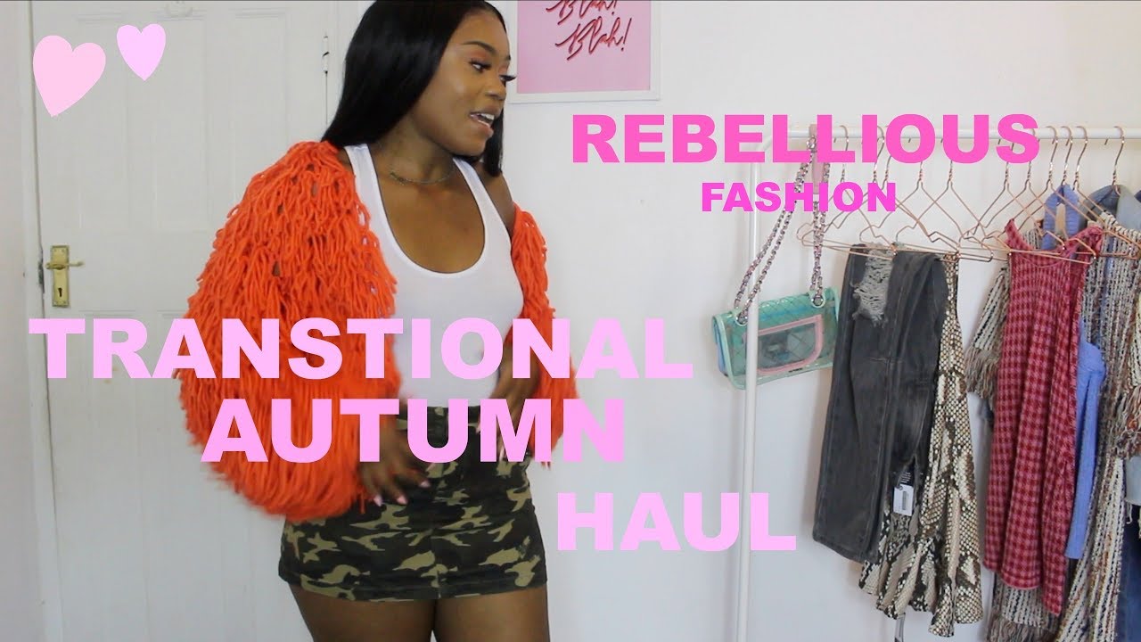 AUTUMN HAUL | REBELLIOUS FASHION