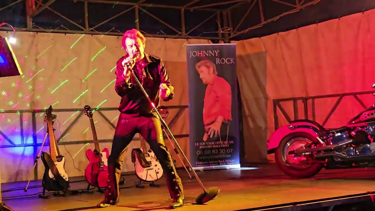 Oh ma jolie Sarah par Johnny Rock le sosie officiel de Johnny HALLIDAY