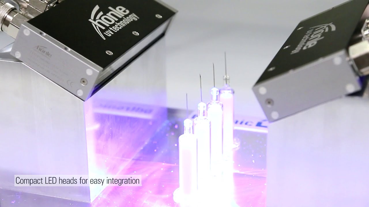 Needle bonding with Hönle UV-LEDs, Panacol adhesives & bdtronic dispensing for shortest cycle times