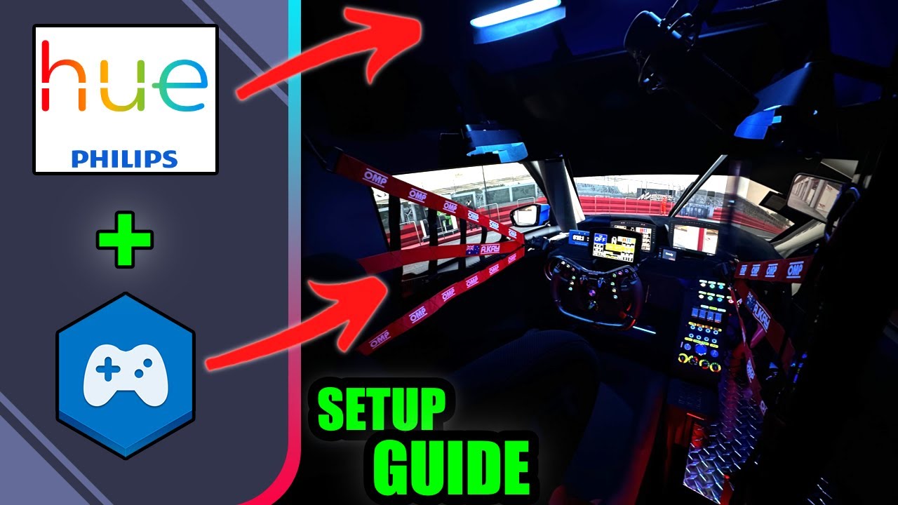 Освещение Sim Racing теперь ЛУЧШЕ, ЧЕМ КОГДА-ЛИБО! Полное руководство по настройке Philips HUE!