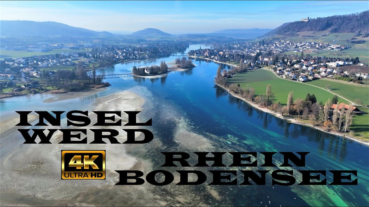 Insel Werd - Knotenpunkt Bodensee Rhein - 4K