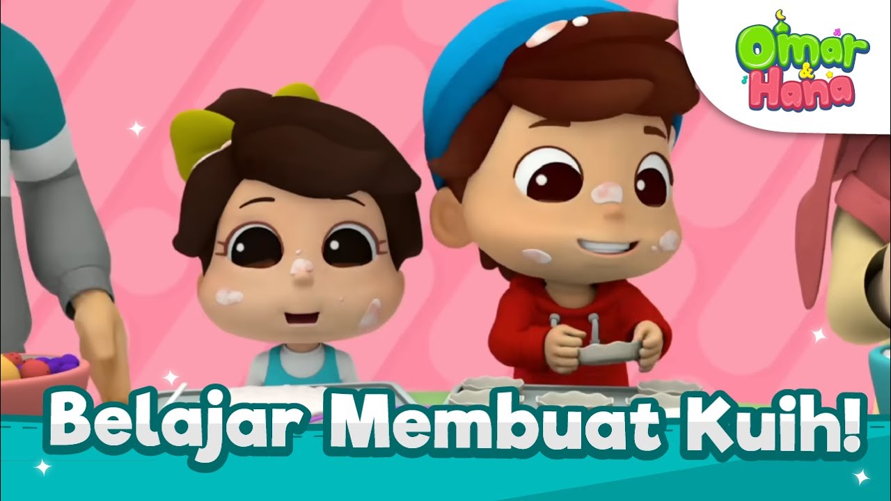 Omar & Hana Belajar Membuat Kuih 🍰🧁 | Lagu Kanak kanak Islami