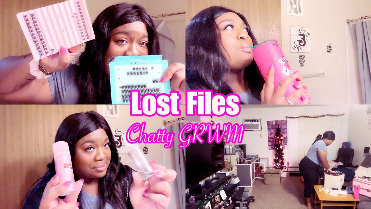 Chatty GRWM | Lash talk and Amazon press on nail unboxing 💅🏽