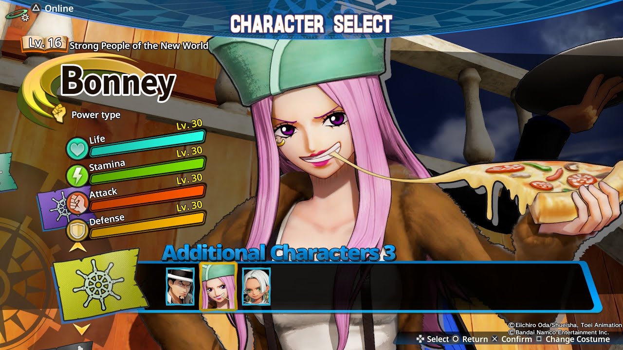 One piece warriors 4 - Bonney maxed gameplay (PS5 version)