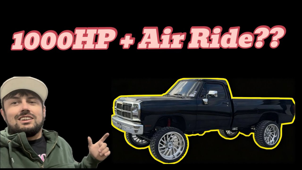 1000HP+ common rail First Gen Cummins is getting Full air ride kit 