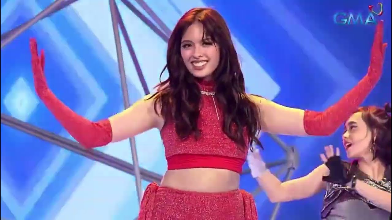 Ysabel Ortega Birthday Prod in All Out Sundays with Miguel Tanfelix and Kate Valdez