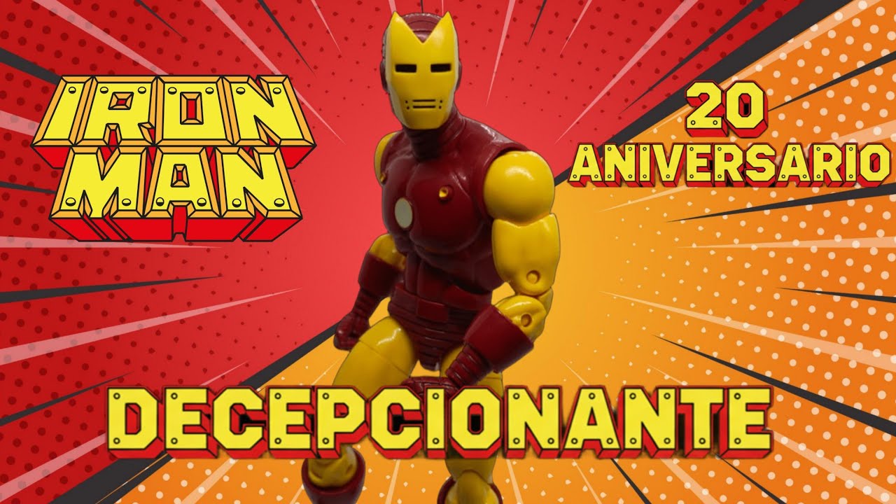 Marvel Legends Iron Man 20 Aniversario, Reseña/Review Español