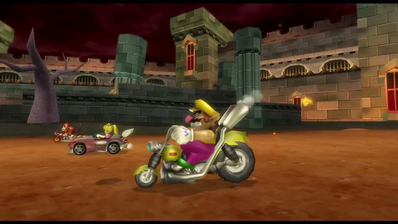 Mario Kart Wii Wario Gets Last Place in Mirror Special Cup