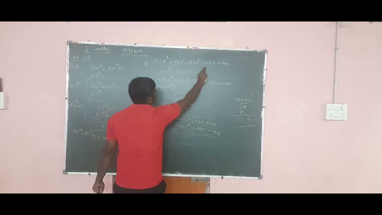 10th maths /Algebra/exercises 3.8/1sum 3,4 substution
