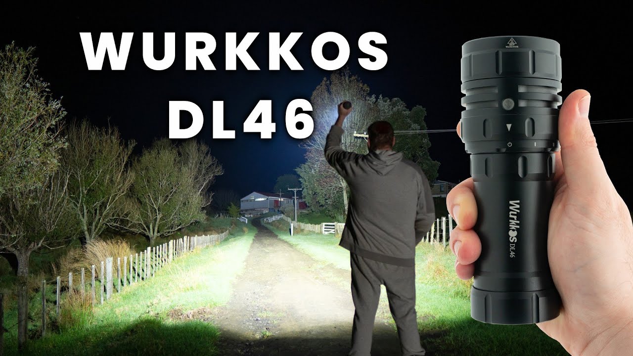 Wurkkos DL46 DIve Flashlight, 20,000 Lumens, 608m (Watch before buying)