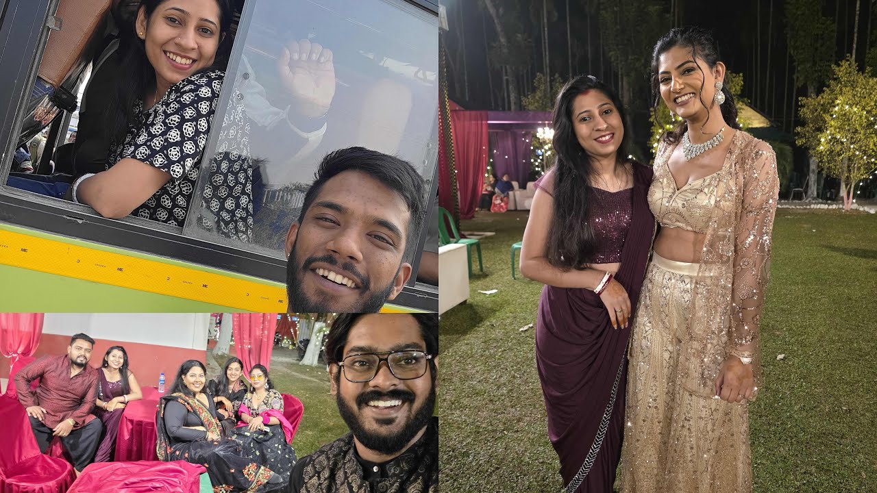 পৌঁছে গেলাম Bride এর বাড়ি 🏠 আলিপুরদুয়ার 🥰ll SANGEET NIGHT 🥰