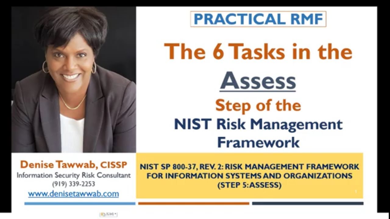 The 6 Tasks in the ASSESS Step of the NIST RMF