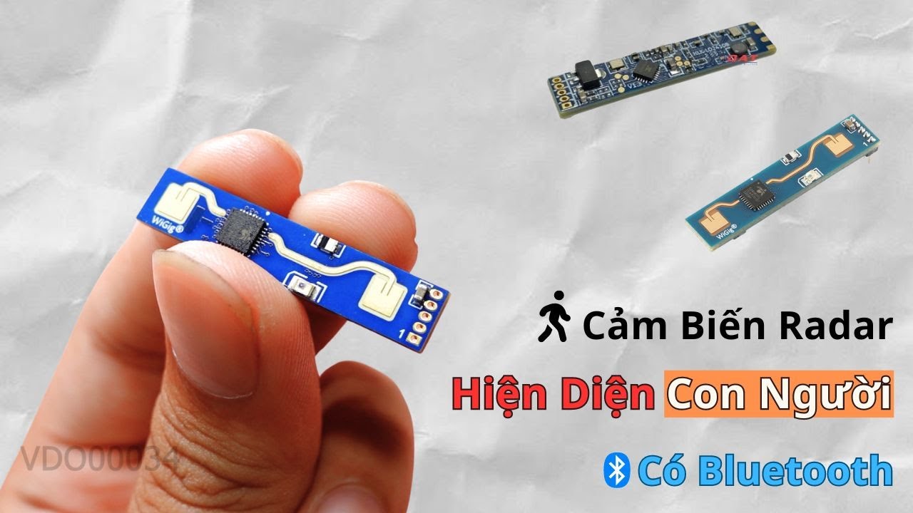 LD2410B-P Mạch Cảm Biến Radar Hiện Diện Con Người Có Bluetooth| VDO00034 | Điện tử DAT