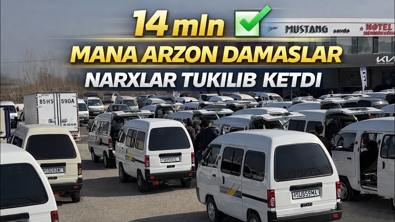 14 mln 🔥 MANA ARZON DAMASLAR || NAVOIY MASHINA BOZORI ARZON DAMAS LABO NARXLARI 2026