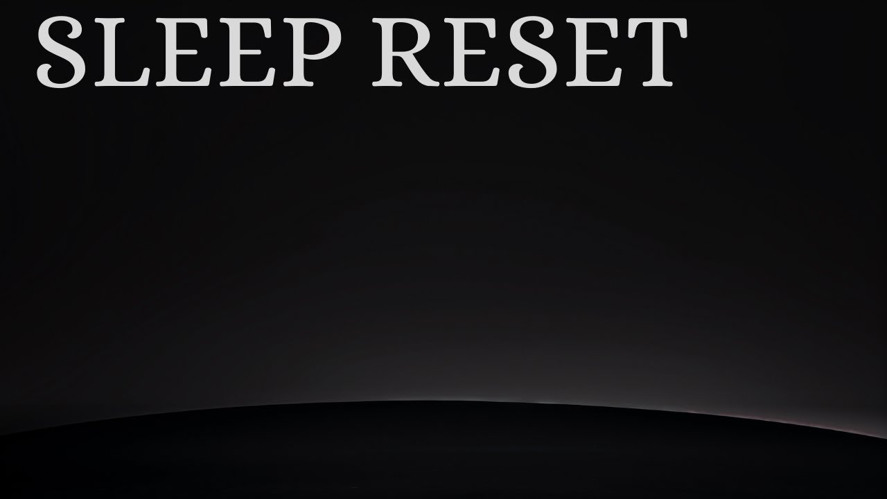 Can’t Sleep? Brown Noise Sleep Reset  | Black Screen | No Vocals