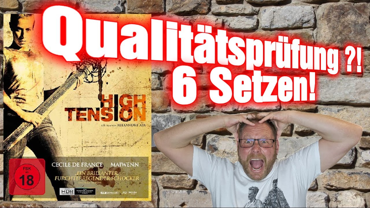 😡 Utopisch fehlerhaftes 4KUHD Mediabook im Unboxing !!! High Tension Cover C von Plaion Pictures